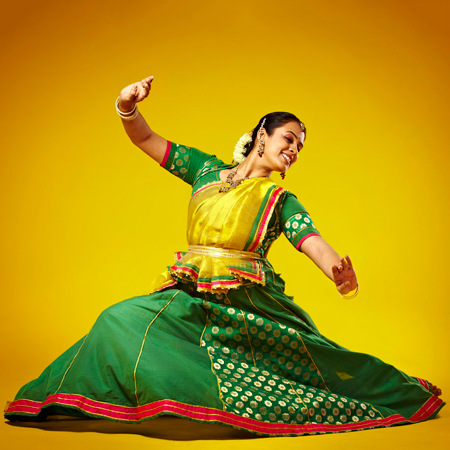 Klassische indische Tänzerin Zürich