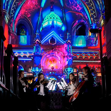 Projection-Mapped Chamber Group
