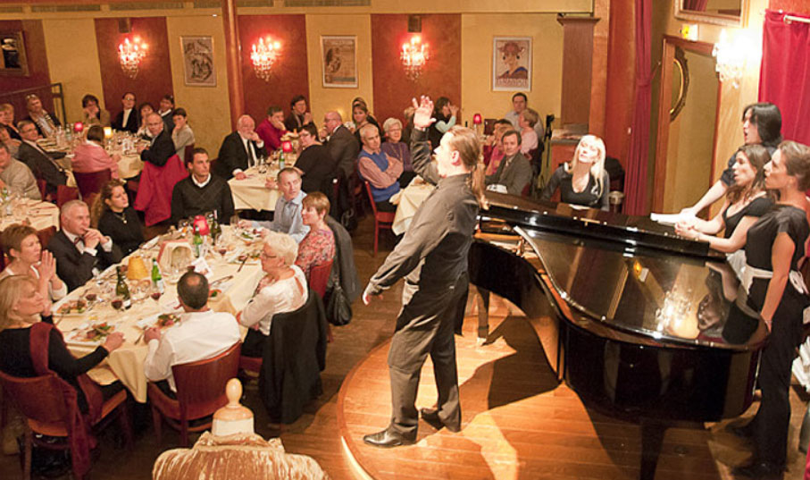 Singing Waiters In France