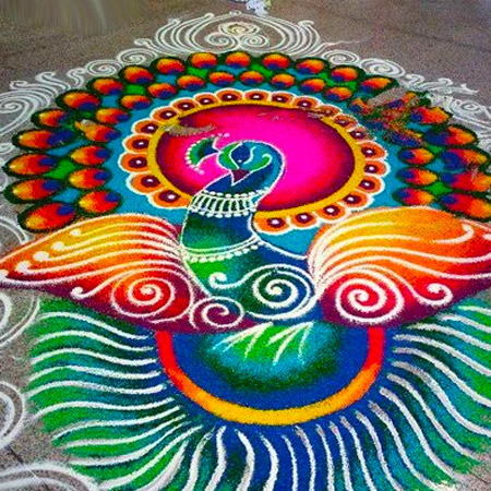 Artiste Rangoli Royaume-Uni