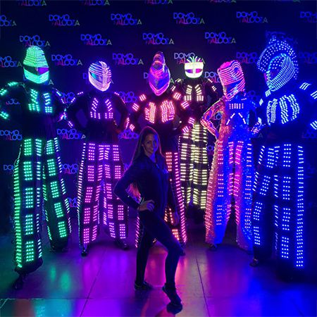 LED Robot Stiltwalkers USA