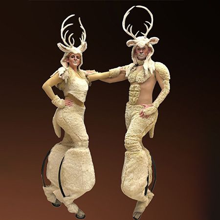 Bouncing Roaming Reindeers