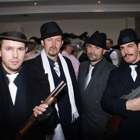 Prohibition Themed Stunt Men