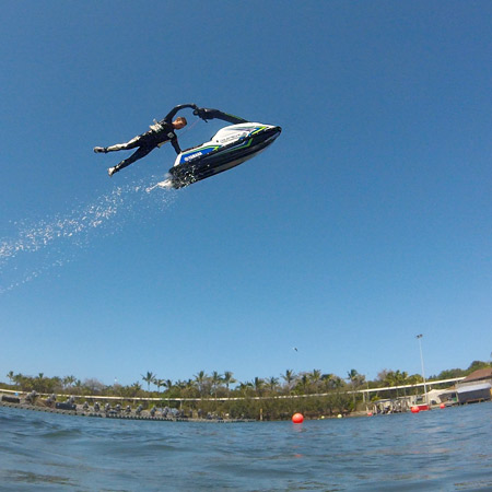 Atleta de BMX, Flyboard y Jetski