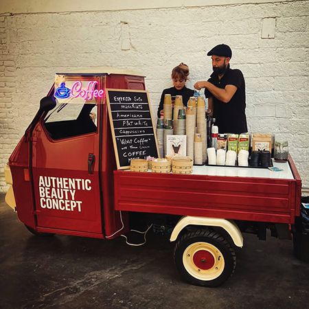 <span>Barista di caffè mobile in Spagna</span>