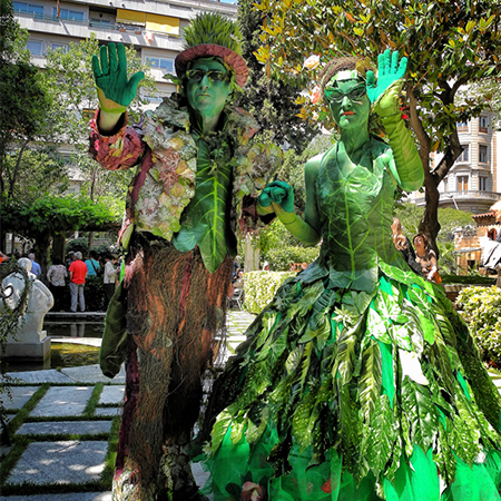 Personajes con temática de la naturaleza