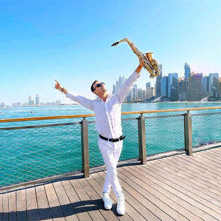 Male Saxophonist Dubai