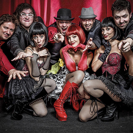 Groupe de musique en direct Burlesque