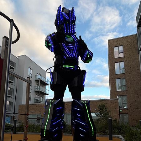 Gigantic LED Robot Ireland