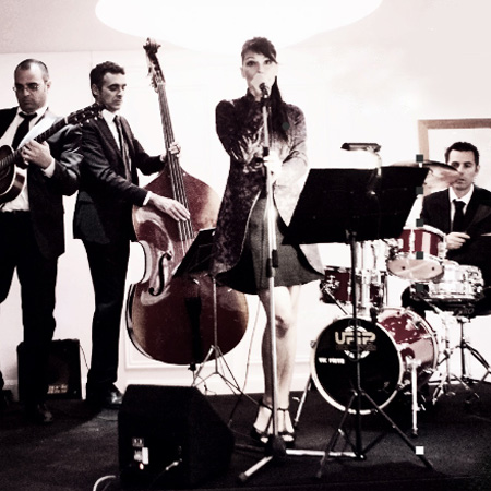 Französische Swing-Band Mailand