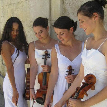 Cuarteto de cuerdas femenino