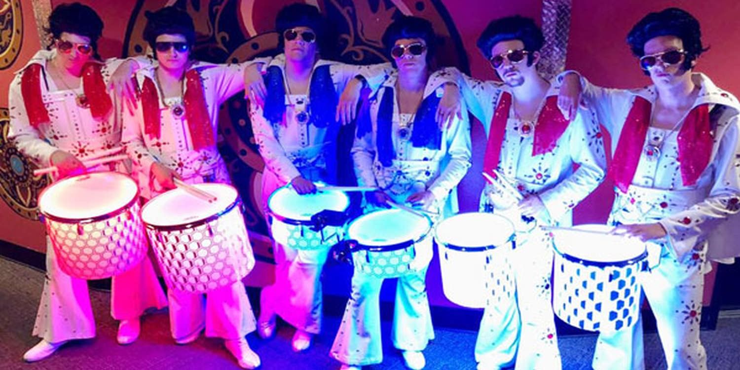 Elvis LED Drummers Are A Hit In Vegas