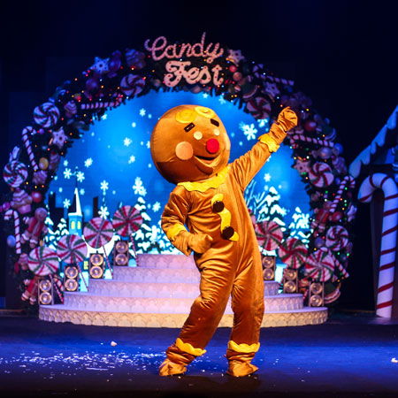 Espectáculo en el escenario de Candy Fest