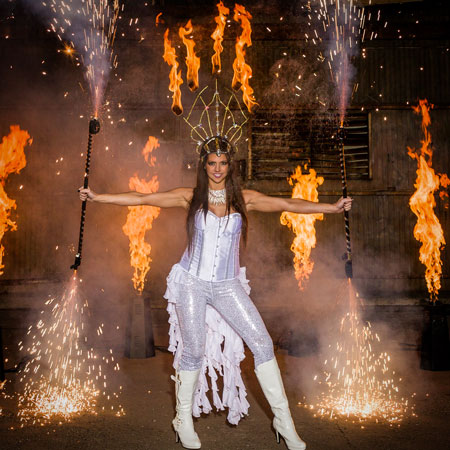 Pyrotechnic Cowgirl Show