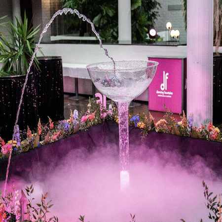 Indoor Champagne Fountain