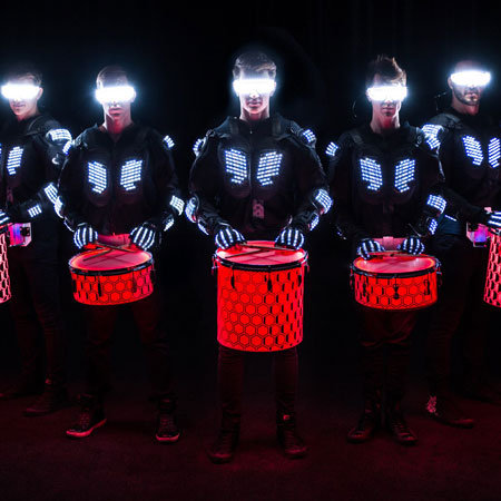 LED Drumbots Las Vegas