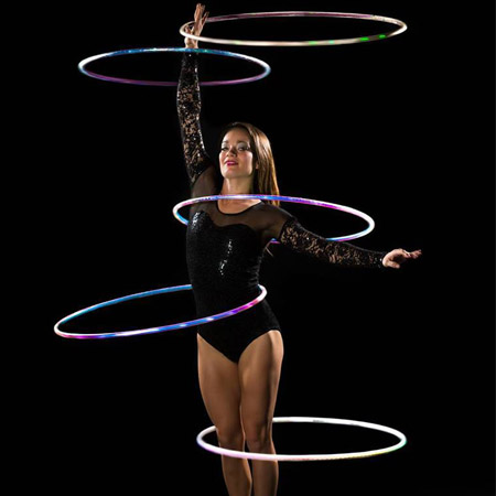 Artista di Hula Hoop e Fuoco in Nevada