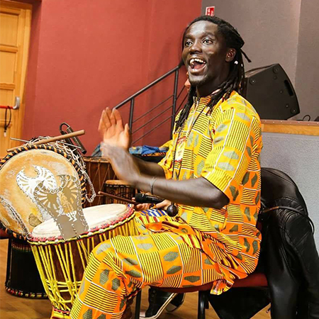 African Drummer & Singer