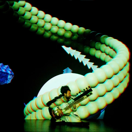 Sitar Spectacle de Mapping Vidéo