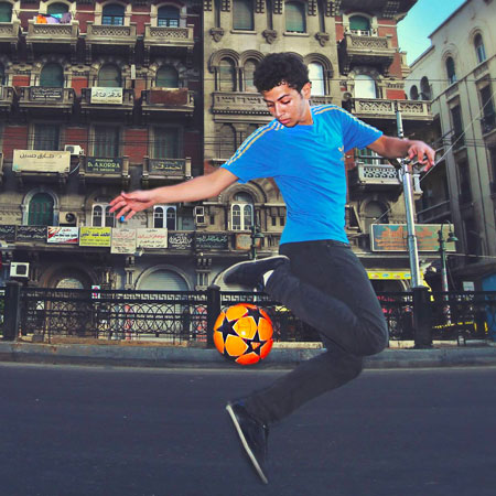 Egyptian Football Freestyler