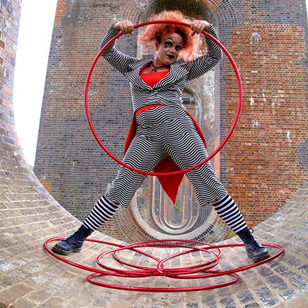 Halloween Theme Hula Hoop Act