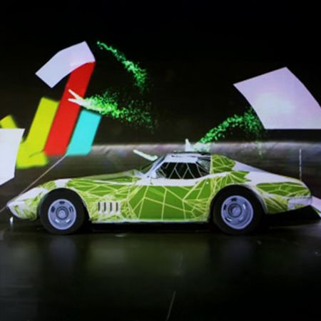 Projection Mapping Voiture