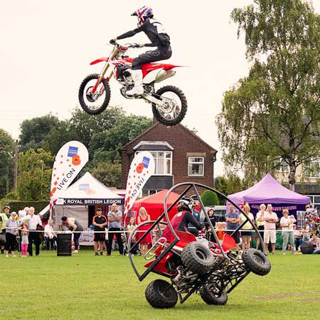 Spettacolo di Stunt in UK