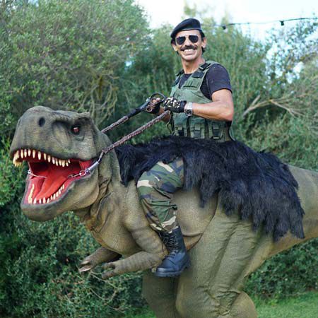 Paseo de dinosaurios en Italia