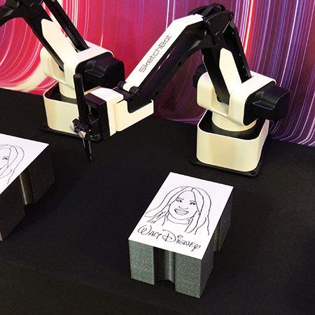 Robot Caricaturist UK