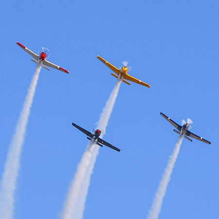 Historische Flugzeug-Ausstellung