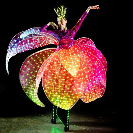 LED Flower Stilt Walker