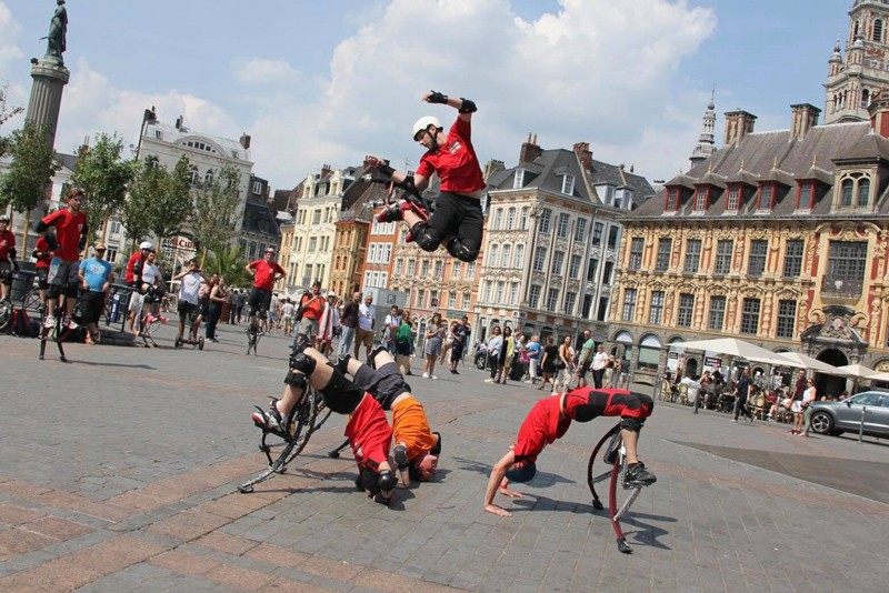 Jumping Stilt Performer Stilt Entertainers for Hire in France Lille