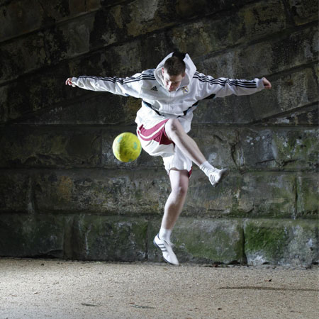 Freestyler de fútbol Chris