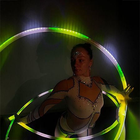 LED Hula Hoop Show Dubai