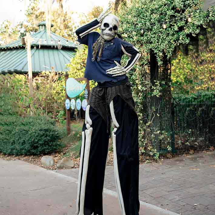 Halloween Skeleton Stilts