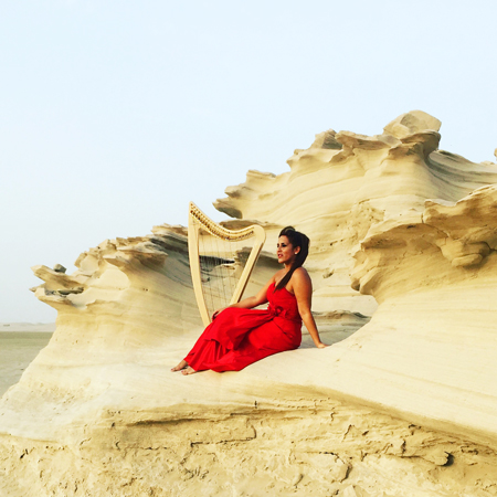 Abu Dhabi Harpist