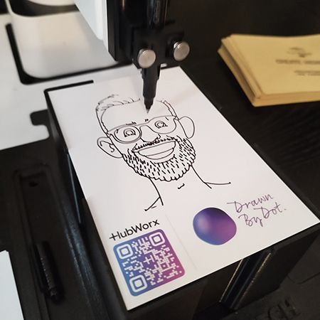 Robot Arm Caricatures Yorkshire