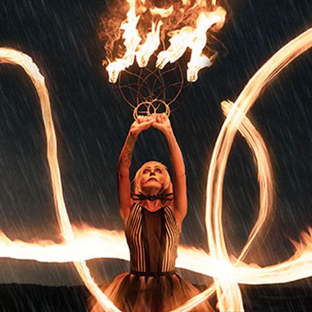 Female Fire Artist