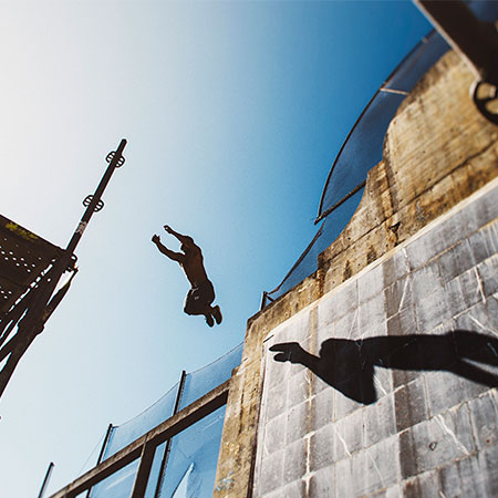 Coureurs de Parkour Espagne