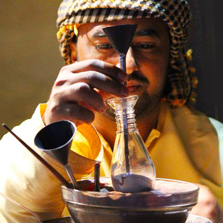 Artiste de bouteille de sable Dubaï