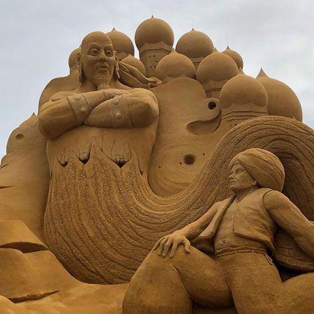 Sculpture de sable Pays-Bas