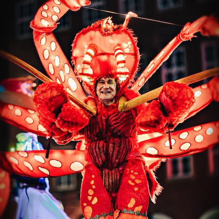 LED Crab Stilt Walker