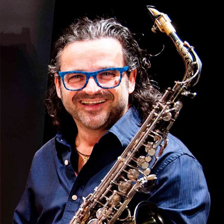 Joueur de saxophone à Barcelone