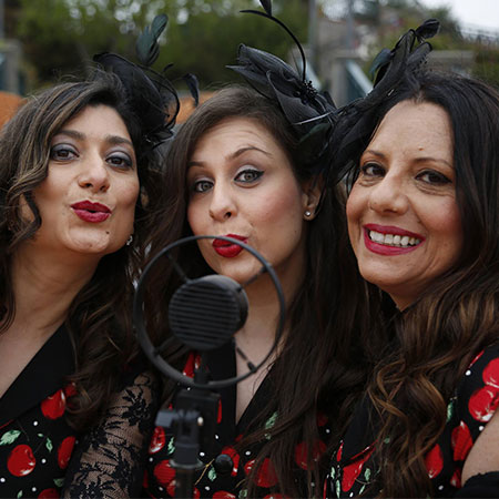 Trio vocal rétro swing