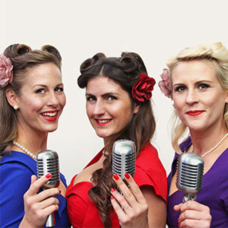 Hire The Swing Sisters - A Harmony Vocal Trio for Vintage Events ...