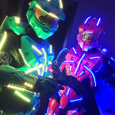 Dancing LED Robots