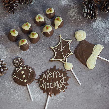 Creazione di cioccolatini festivi online