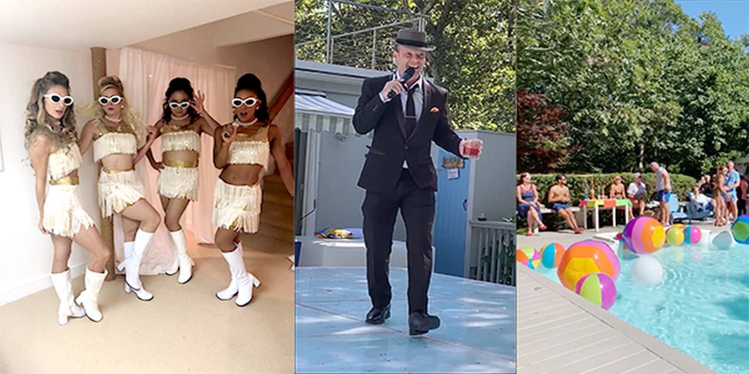 60s Themed Performers Make an Impression at Hamptons Birthday Party