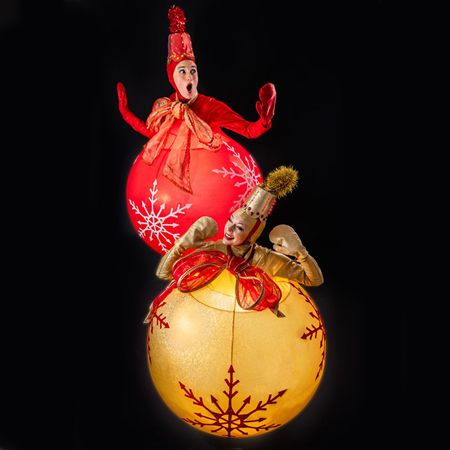 Roller Skating Christmas Bauble