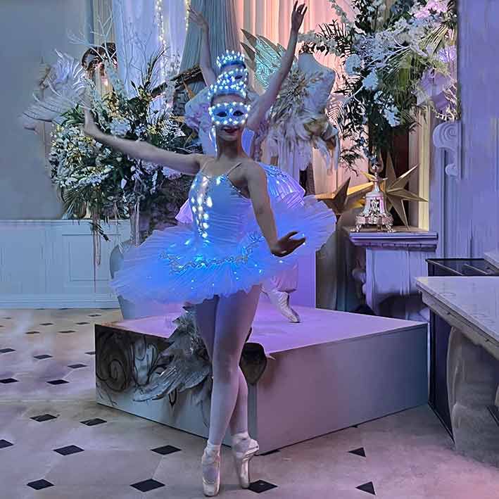 LED Masquerade Ballerinas